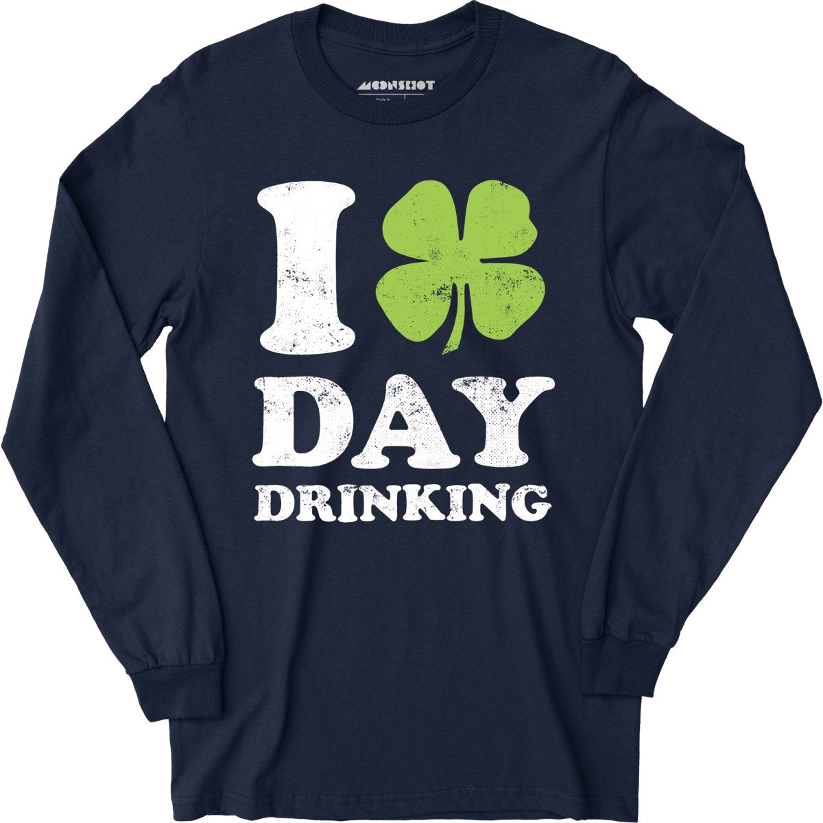I Love Day Drinking Long Sleeve T-Shirt Navy S