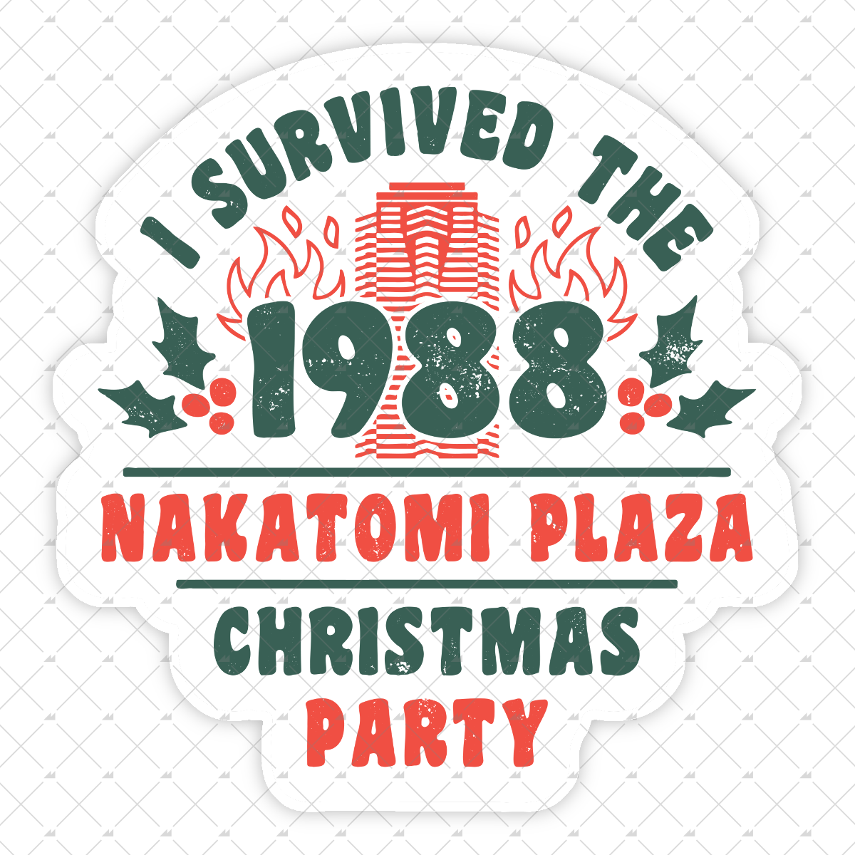 I Survived the 1988 Nakatomi Christmas Party - Sticker