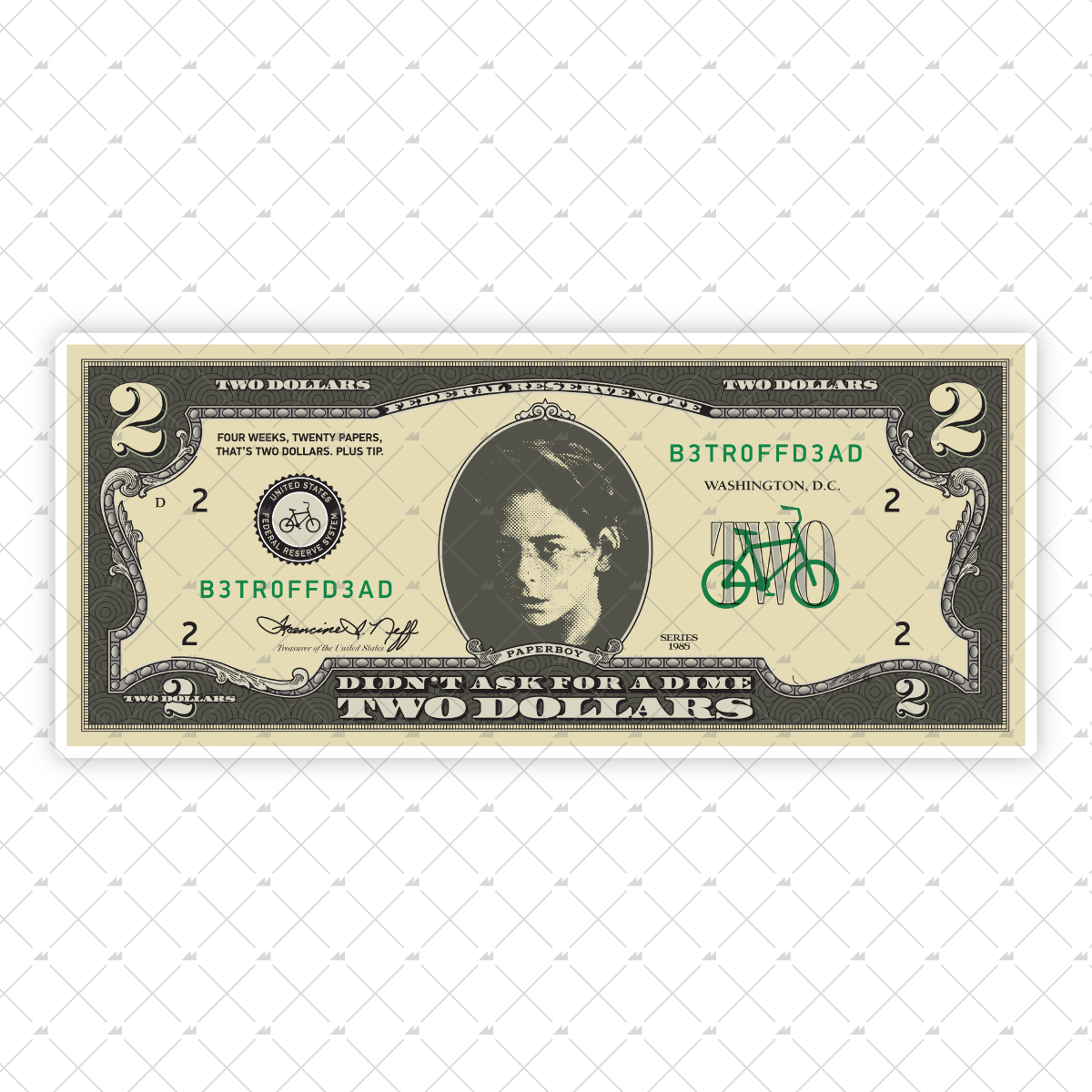 I Want My $2 - Sticker