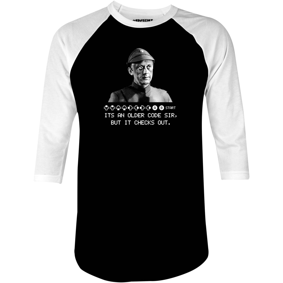 It's An Older Code Sir But It Checks Out - 3/4 Sleeve Raglan T-Shirt