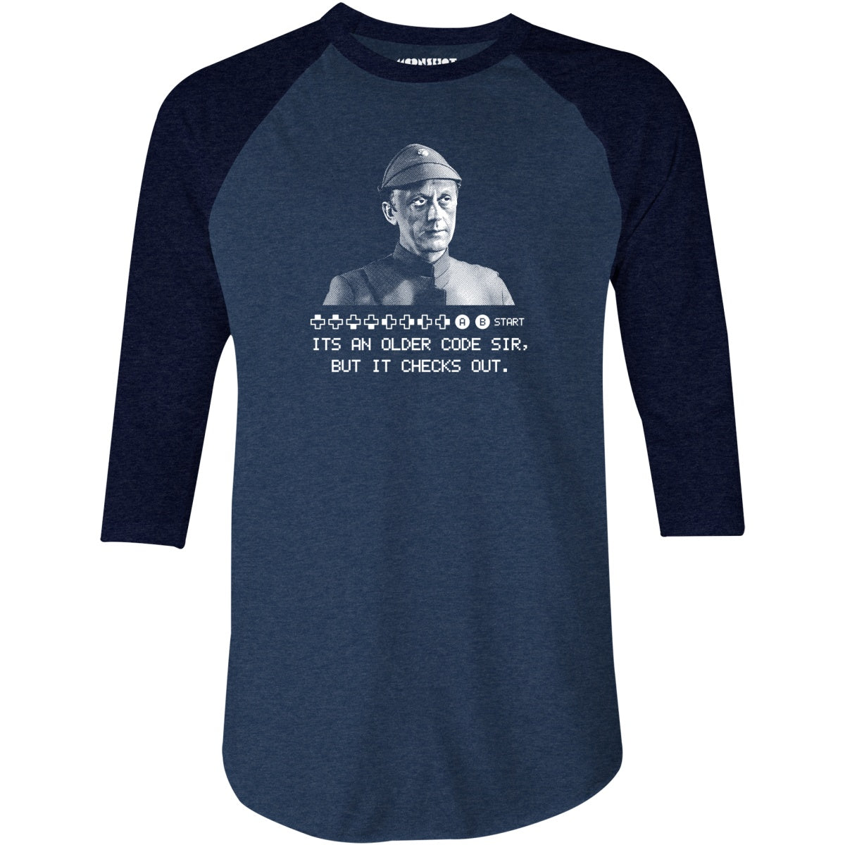 It's An Older Code Sir But It Checks Out - 3/4 Sleeve Raglan T-Shirt