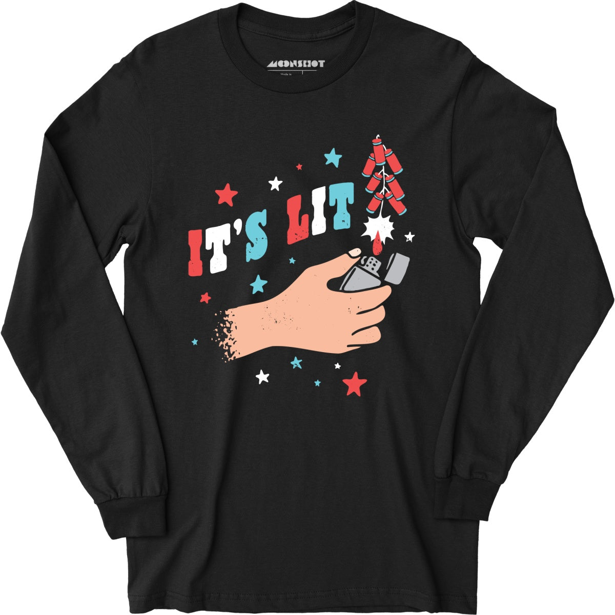 It's Lit 4th of July - Long Sleeve T-Shirt