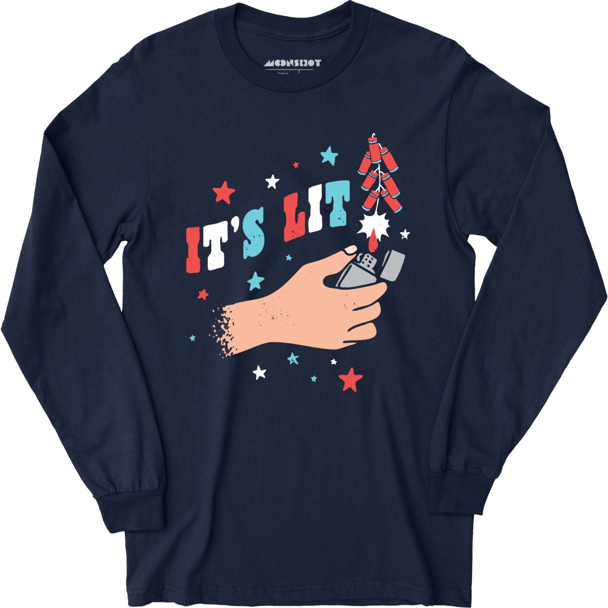 It's Lit 4th of July - Long Sleeve T-Shirt
