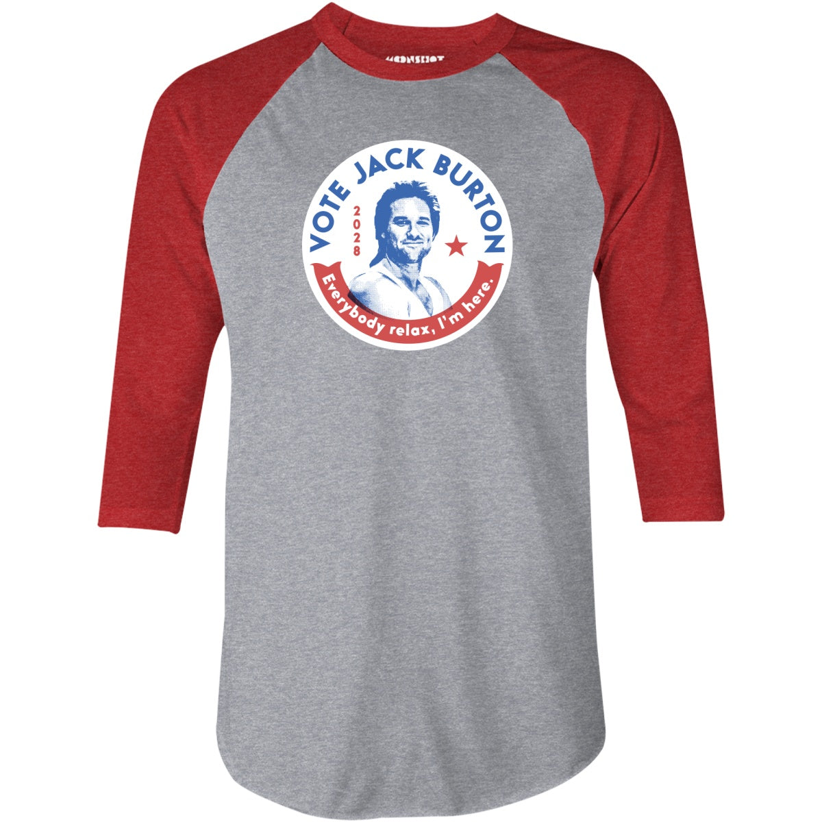 Jack Burton 2028 - 3/4 Sleeve Raglan T-Shirt