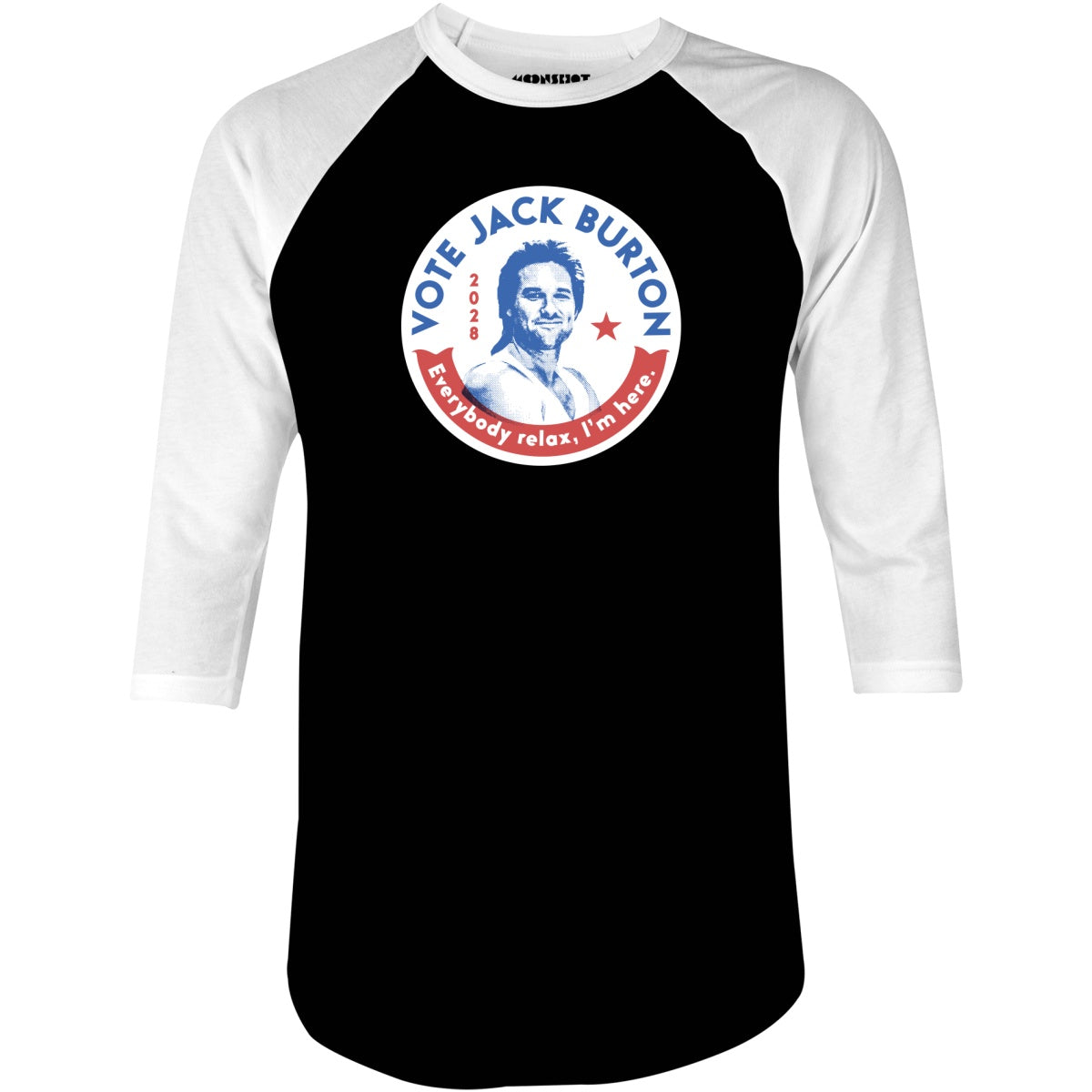 Jack Burton 2028 - 3/4 Sleeve Raglan T-Shirt