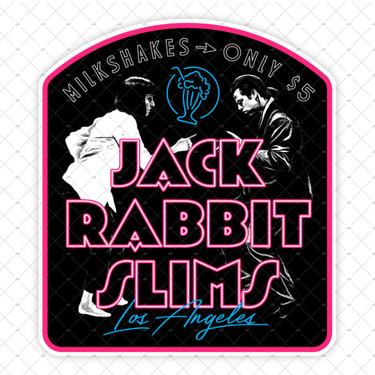 Jack Rabbit Slims - 5 Dollar Milkshakes - Sticker