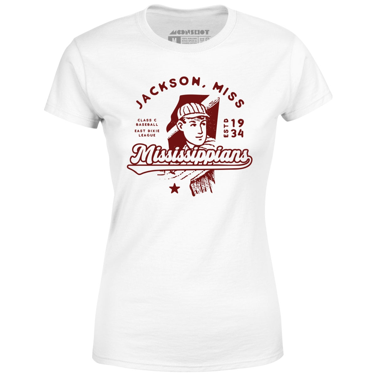Jackson Mississippians - Mississippi - Vintage Defunct Baseball Teams - Women's T-Shirt