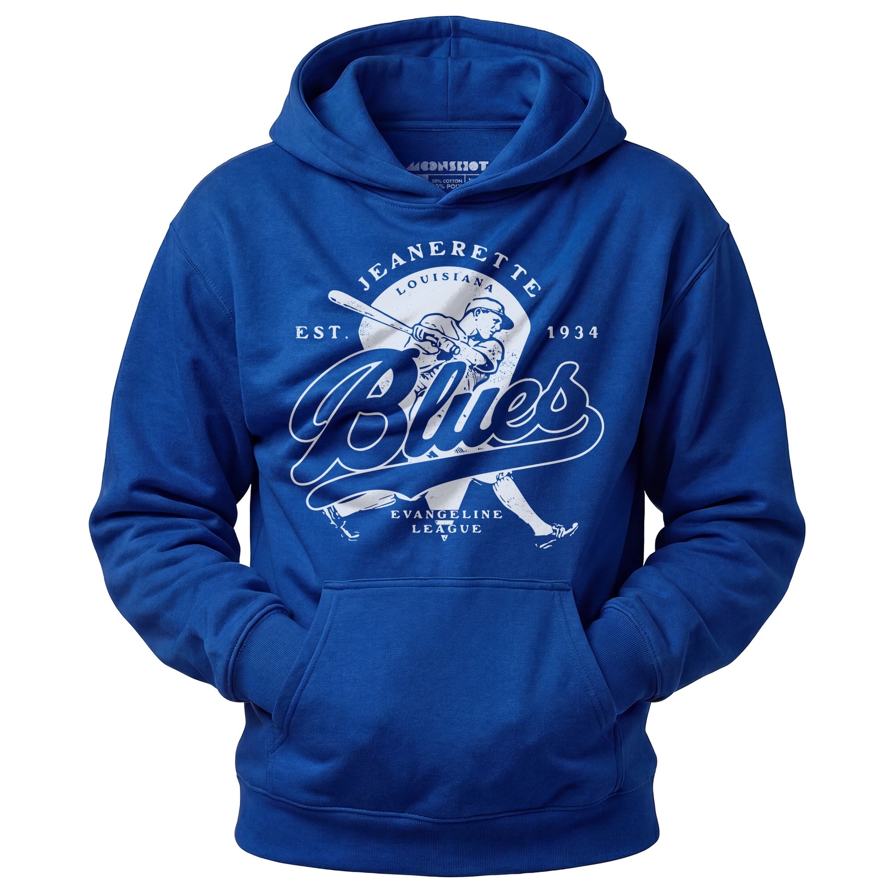 Jeanerette Blues - Louisiana - Vintage Defunct Baseball Teams - Unisex Hoodie
