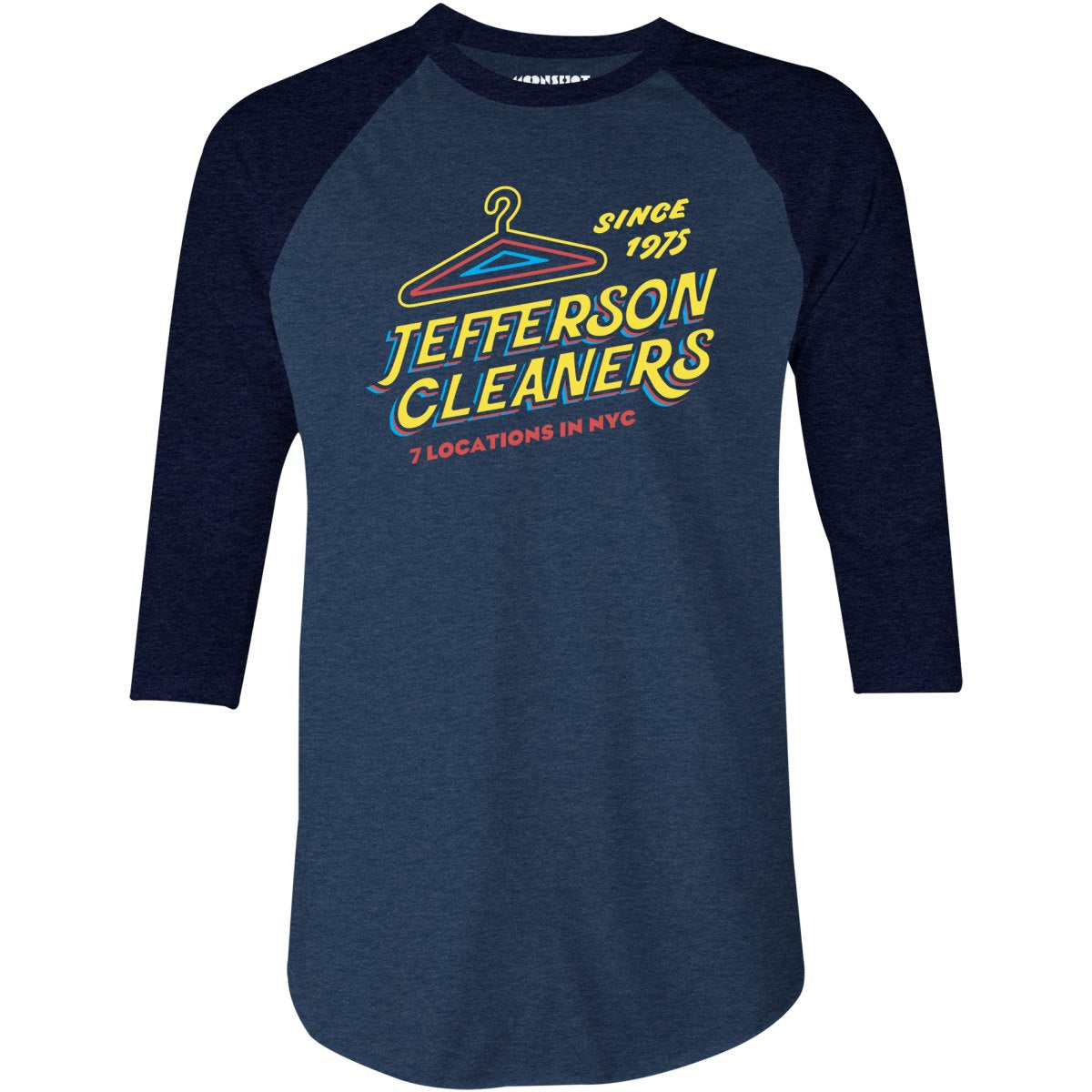 Jefferson Cleaners - 3/4 Sleeve Raglan T-Shirt