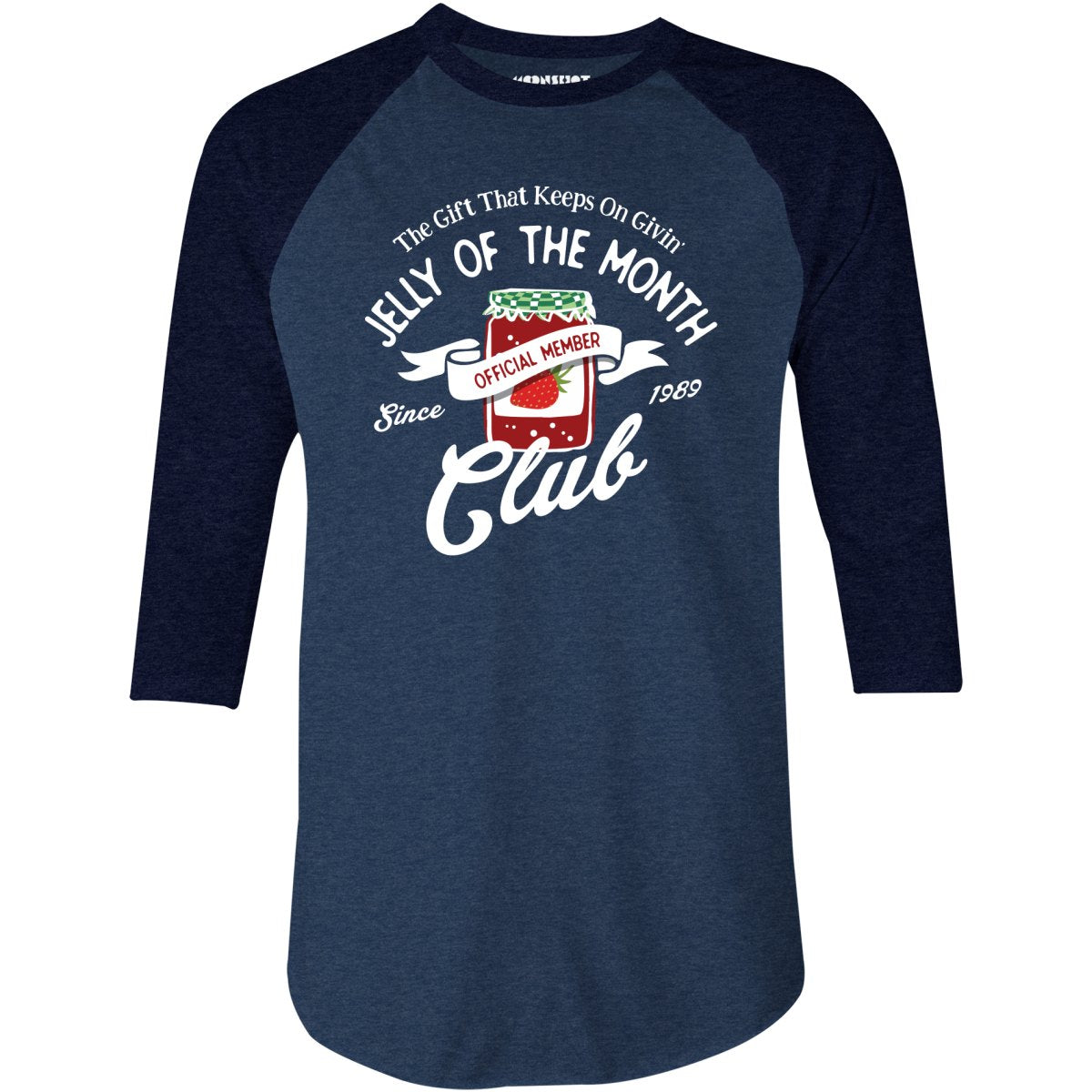 Jelly of the Month Club - 3/4 Sleeve Raglan T-Shirt