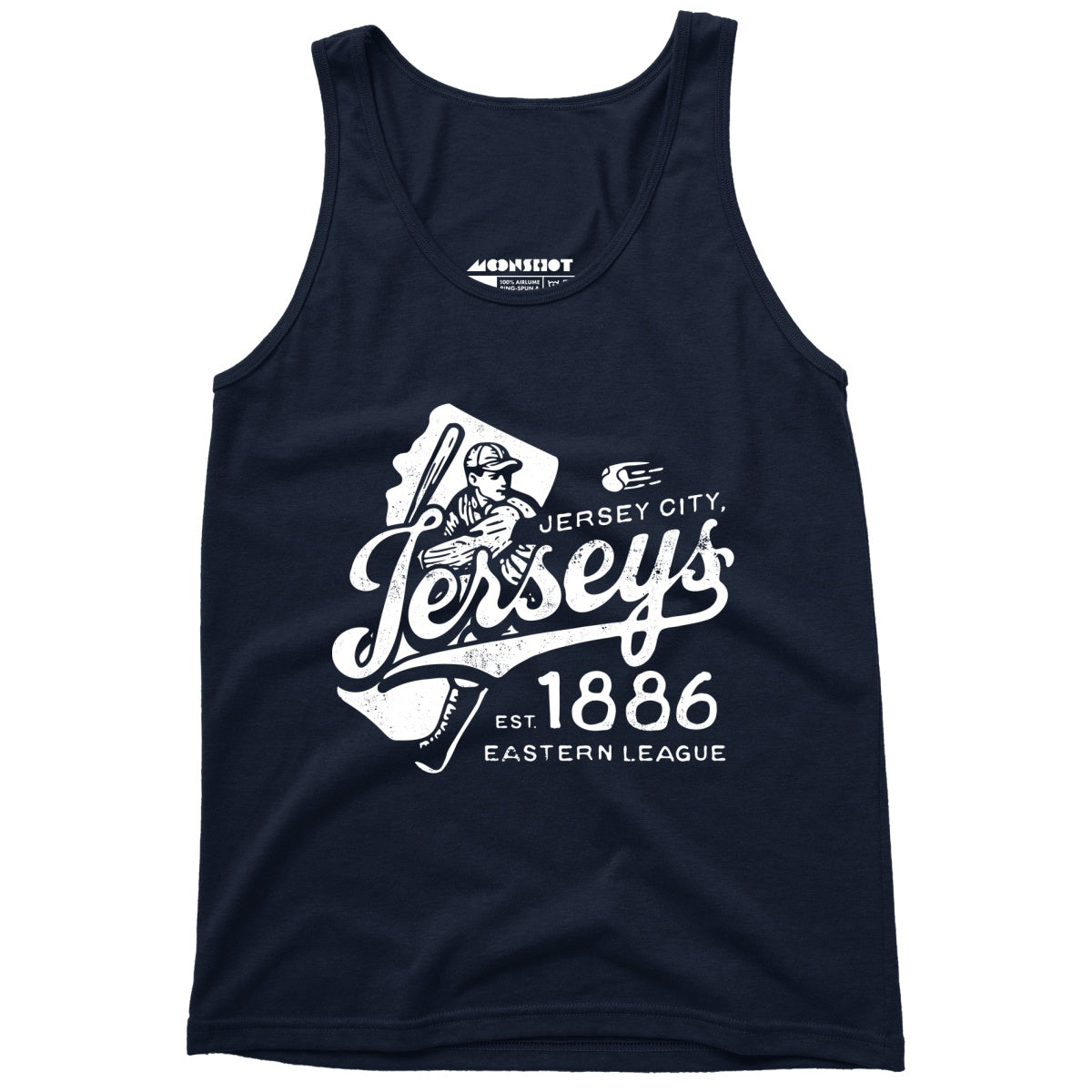 Jersey City Jerseys - New Jersey - Vintage Defunct Baseball Teams - Unisex Tank Top
