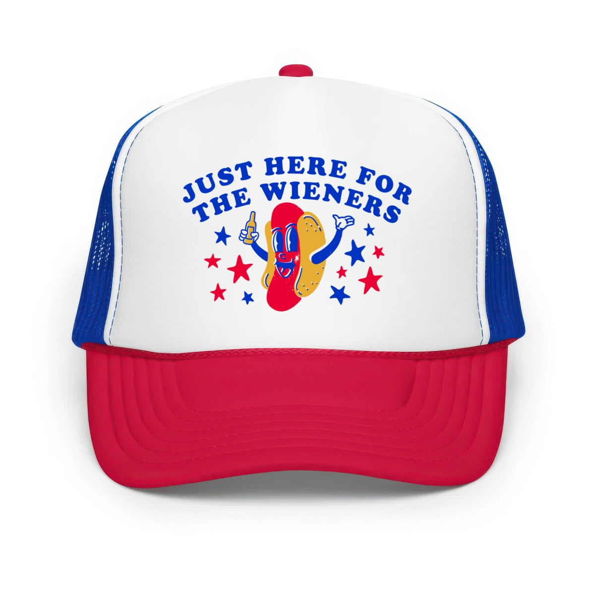 Just Here For The Wieners - Classic Foam Trucker Hat