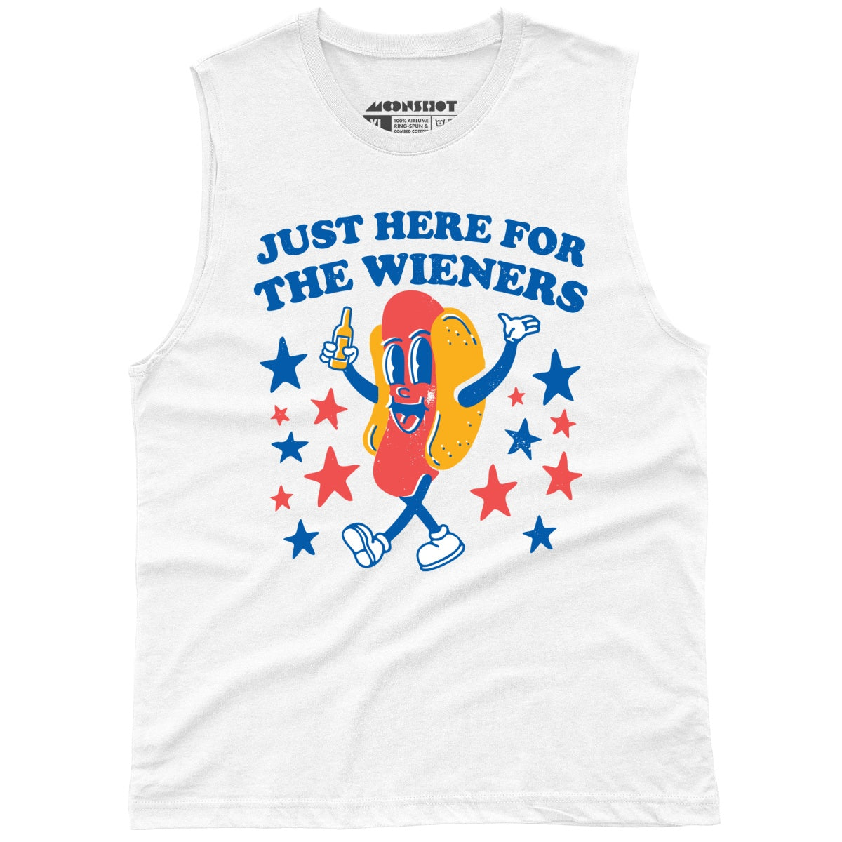 Just Here For The Wieners - Unisex Muscle Tank
