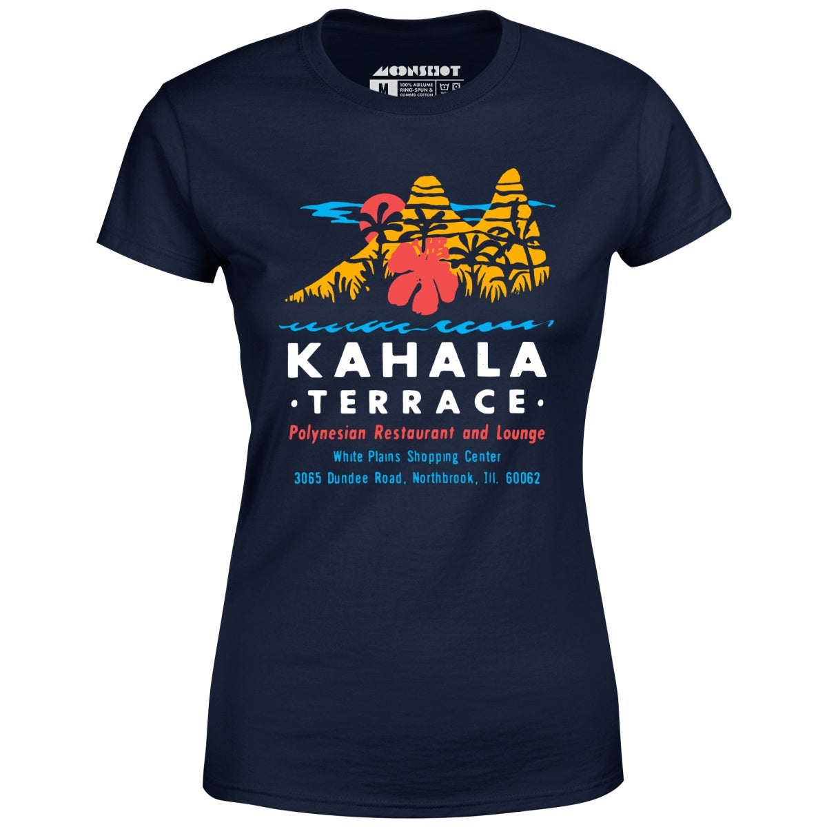 Kahala Terrace - White Plains, IL - Vintage Tiki Bar - Women's T-Shirt