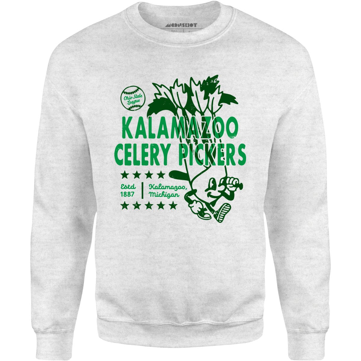 Kalamazoo Celery Pickers - Michigan - Vintage Defunct Baseball Teams - Unisex Sweatshirt