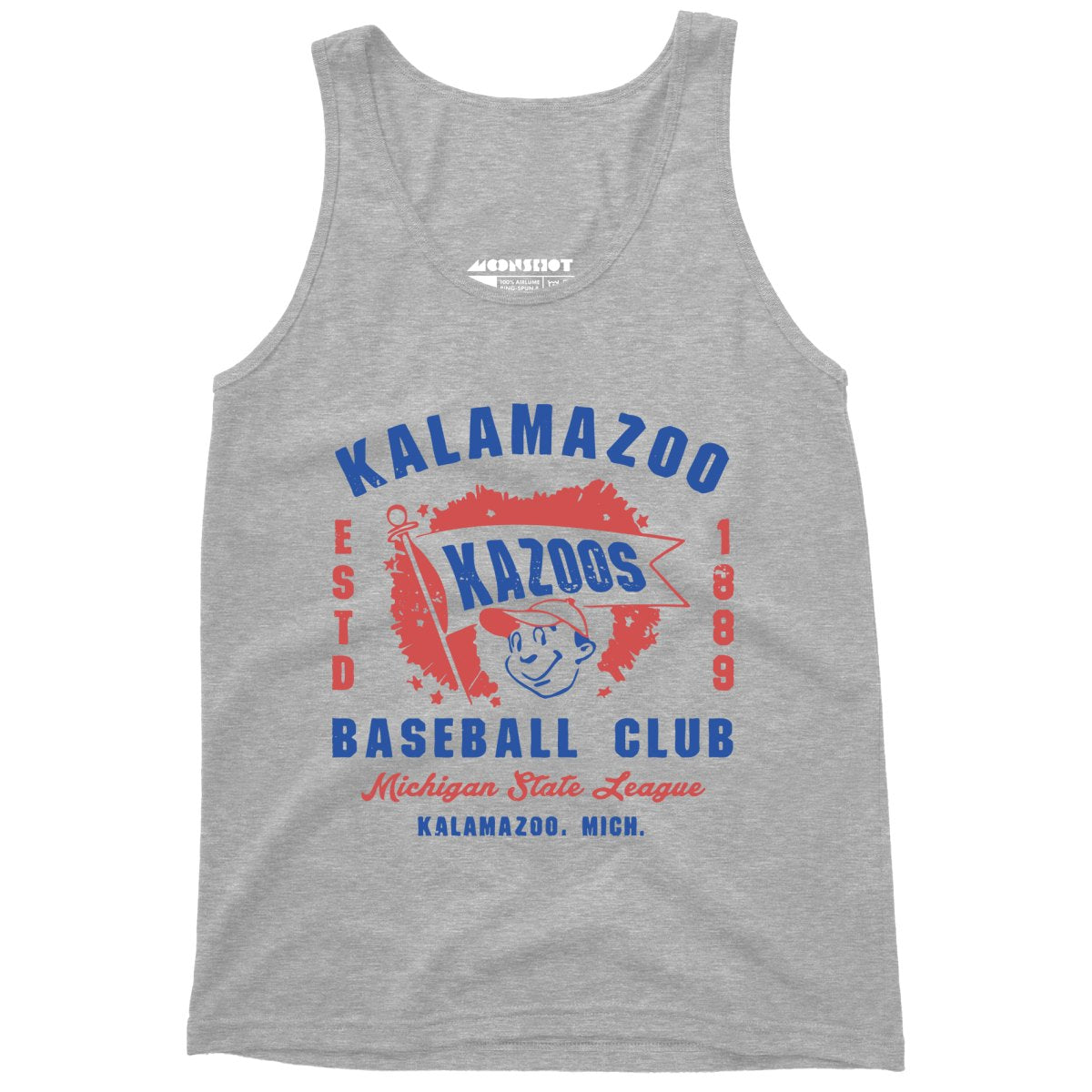 Kalamazoo Kazoos - Michigan - Vintage Defunct Baseball Teams - Unisex Tank Top
