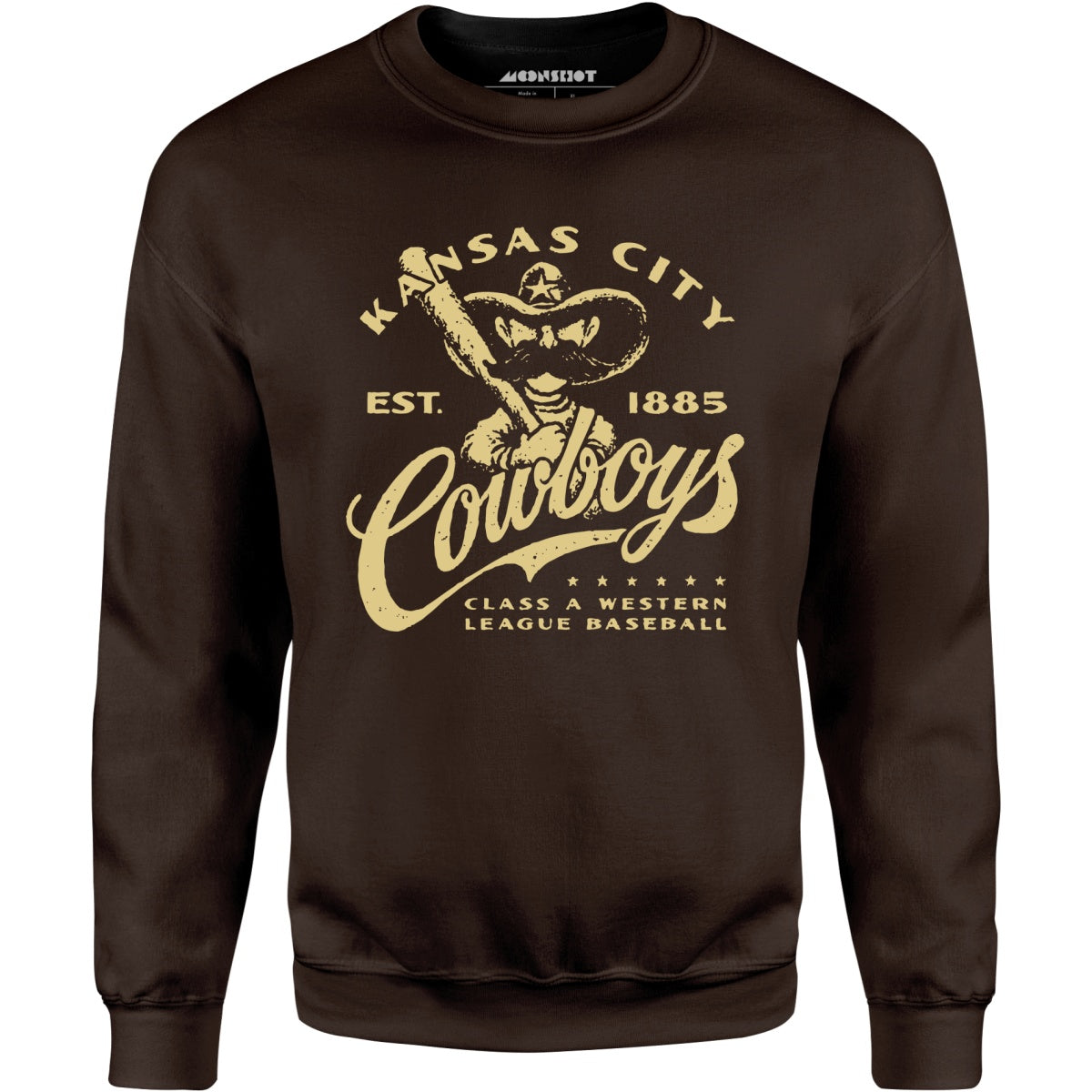 Kansas City Cowboys - Missouri - Vintage Defunct Baseball Teams - Unisex Sweatshirt
