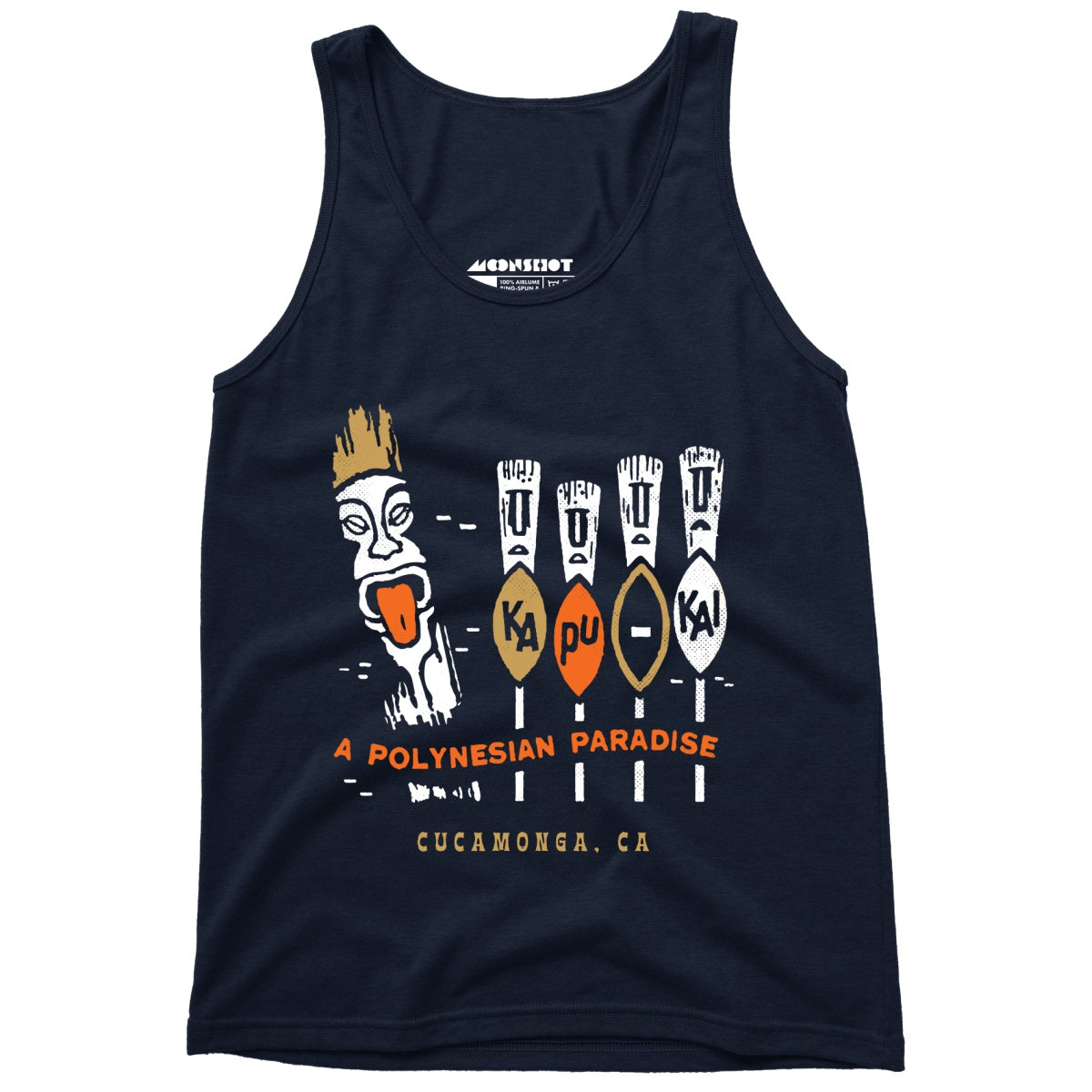 Kapu Kai - Cucamonga, CA - Vintage Tiki Bar - Unisex Tank Top