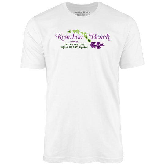 Keauhou Beach Hotel - Kona, Hawaii - Vintage Resort Hotel - White - Unisex T-Shirt