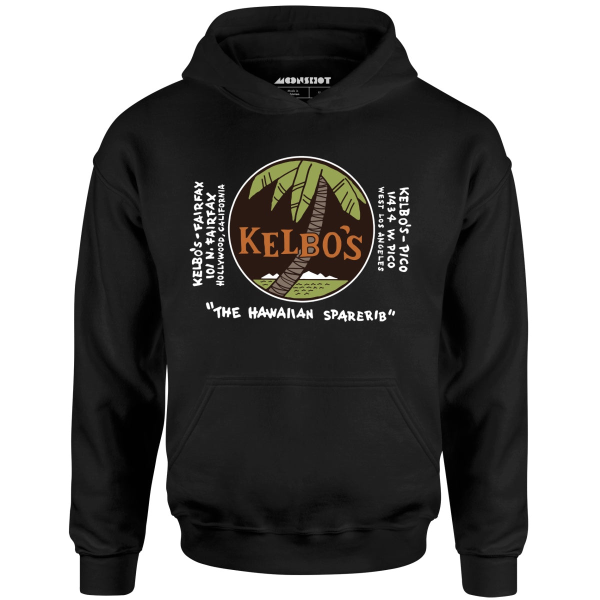 Kelbo's - Los Angeles, CA - Vintage Tiki Bar - Unisex Hoodie