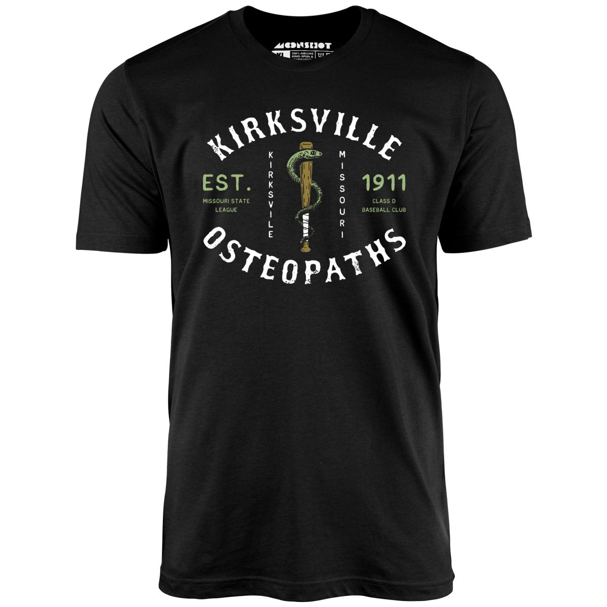 Kirksville Osteopaths - Missouri - Vintage Defunct Baseball Teams - Unisex T-Shirt