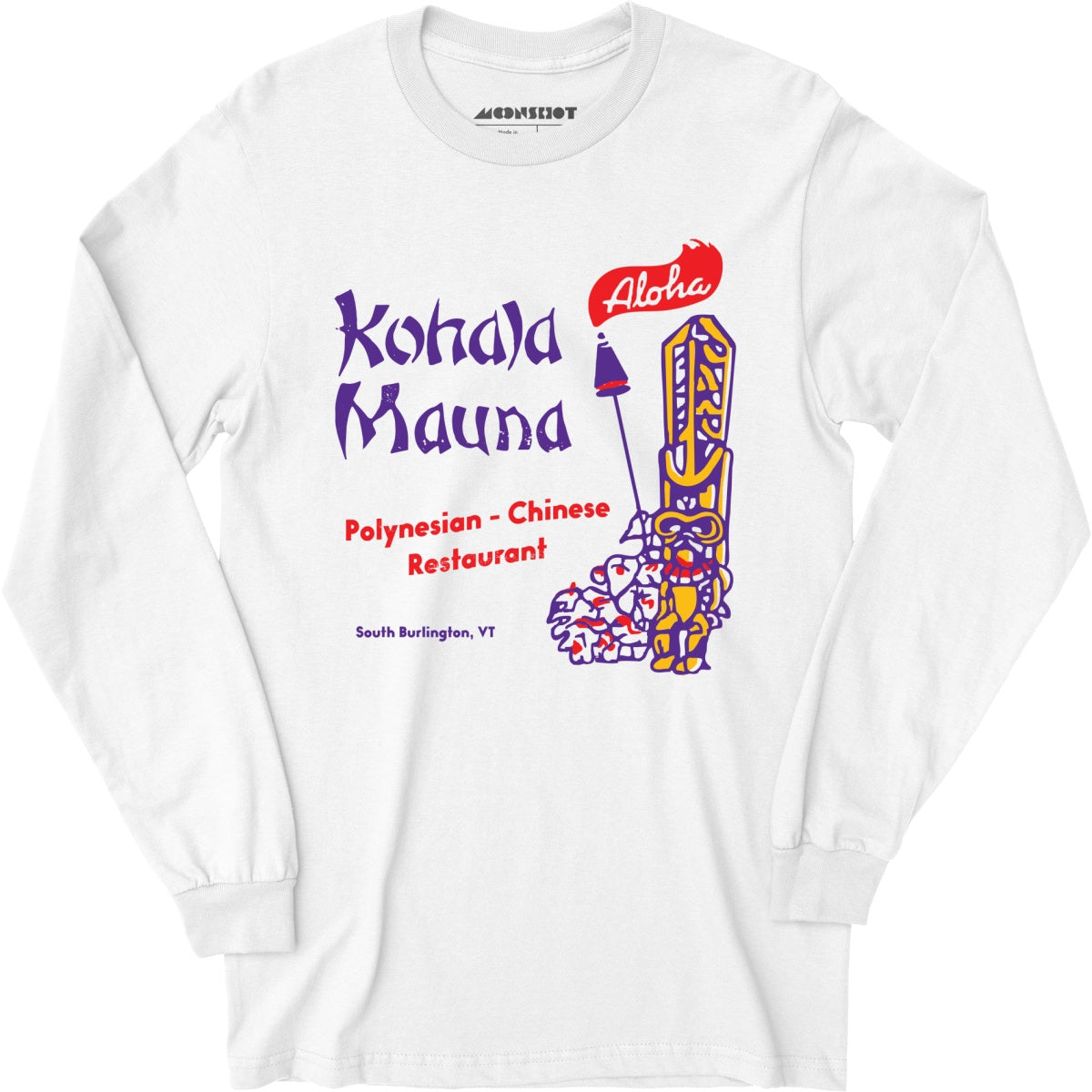 Kohala Mauna - South Burlington, VT - Vintage Tiki Bar - Long Sleeve T-Shirt