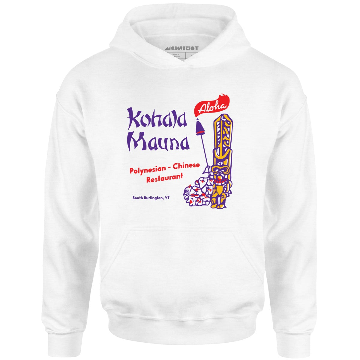 Kohala Mauna - South Burlington, VT - Vintage Tiki Bar - Unisex Hoodie