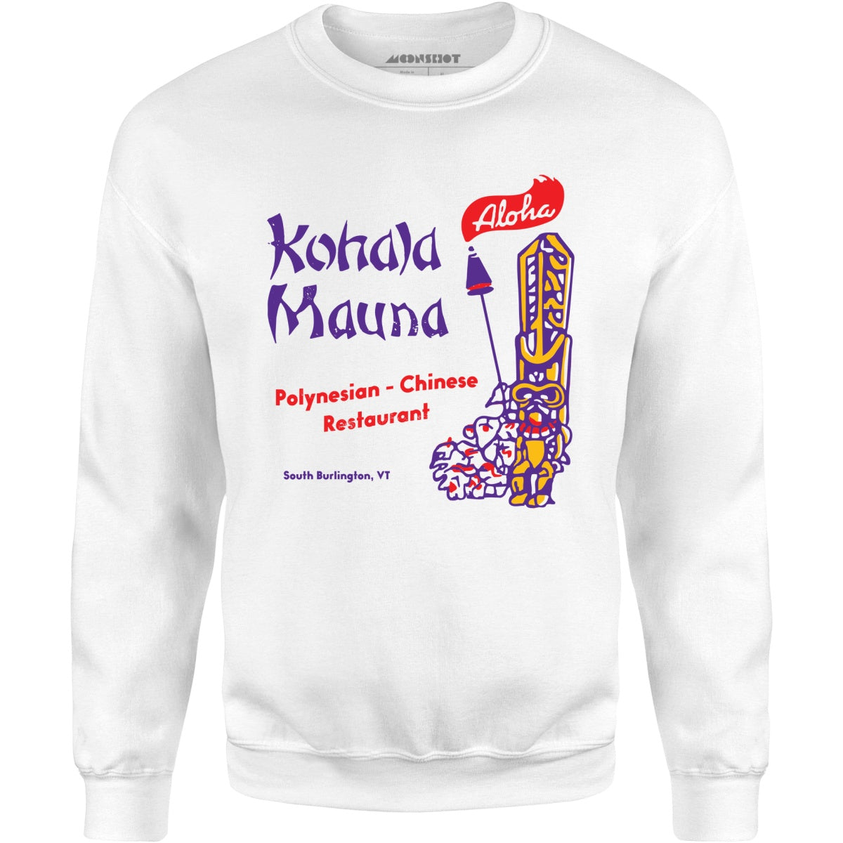 Kohala Mauna - South Burlington, VT - Vintage Tiki Bar - Unisex Sweatshirt