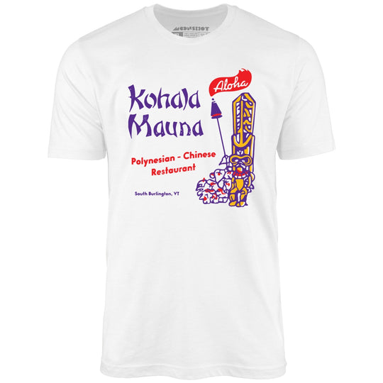 Kohala Mauna - South Burlington, VT - Vintage Tiki Bar - White - Unisex T-Shirt
