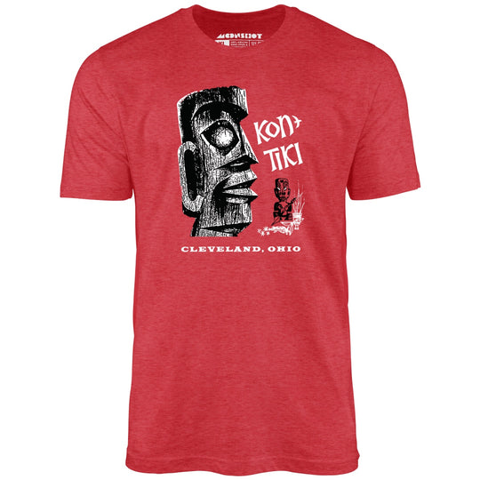 Kon-Tiki - Cleveland, OH - Vintage Tiki Bar - Heather Red - Unisex T-Shirt