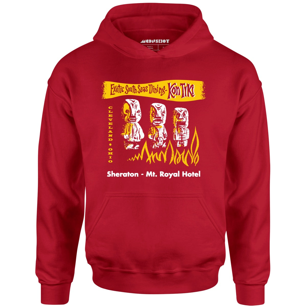 Kon-Tiki v2 - Cleveland, OH - Vintage Tiki Bar - Unisex Hoodie