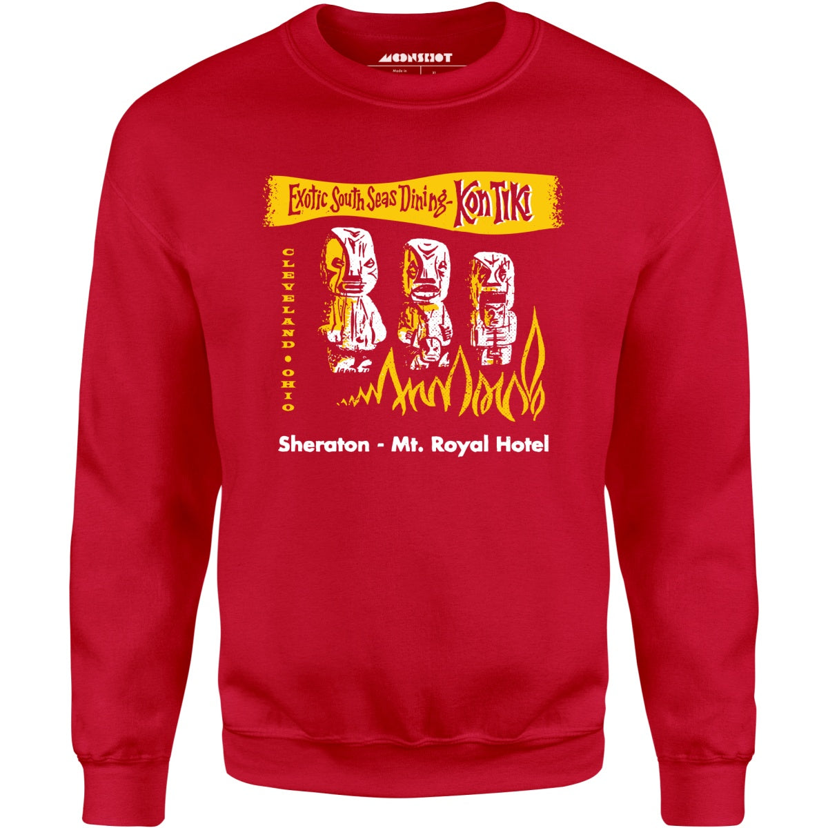 Kon-Tiki v2 - Cleveland, OH - Vintage Tiki Bar - Unisex Sweatshirt