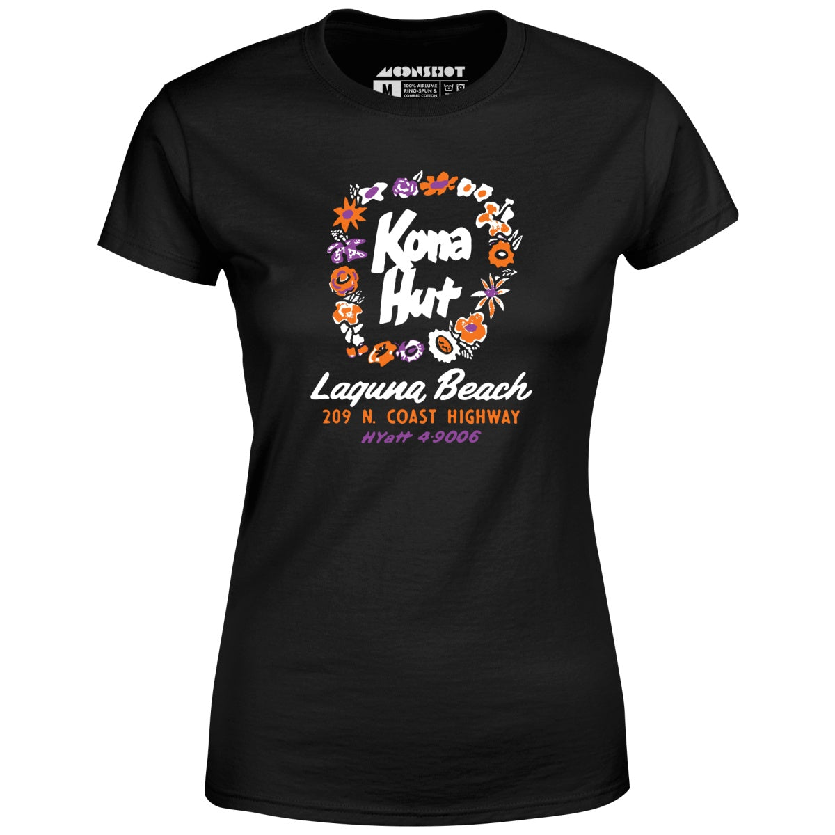 Kona Hut - Laguna Beach, CA - Vintage Tiki Bar - Women's T-Shirt