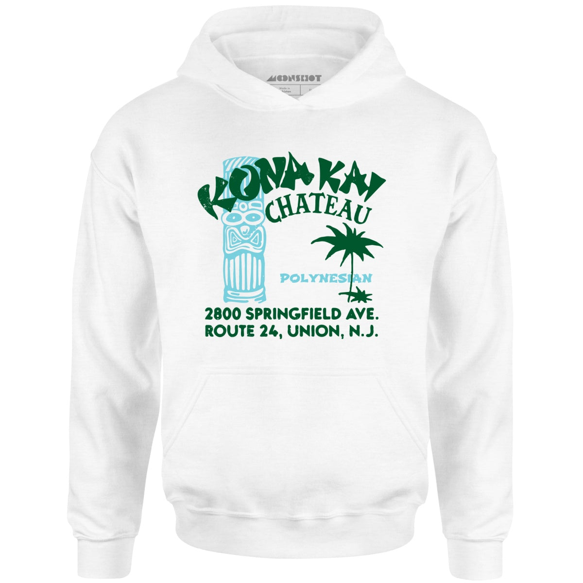 Kona Kai Chateau - Union, NJ - Vintage Tiki Bar - Unisex Hoodie