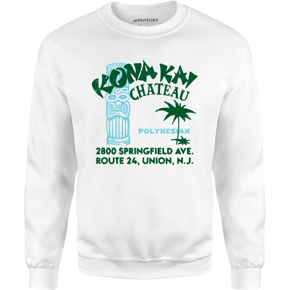 Kona Kai Chateau - Union, NJ - Vintage Tiki Bar - Unisex Sweatshirt