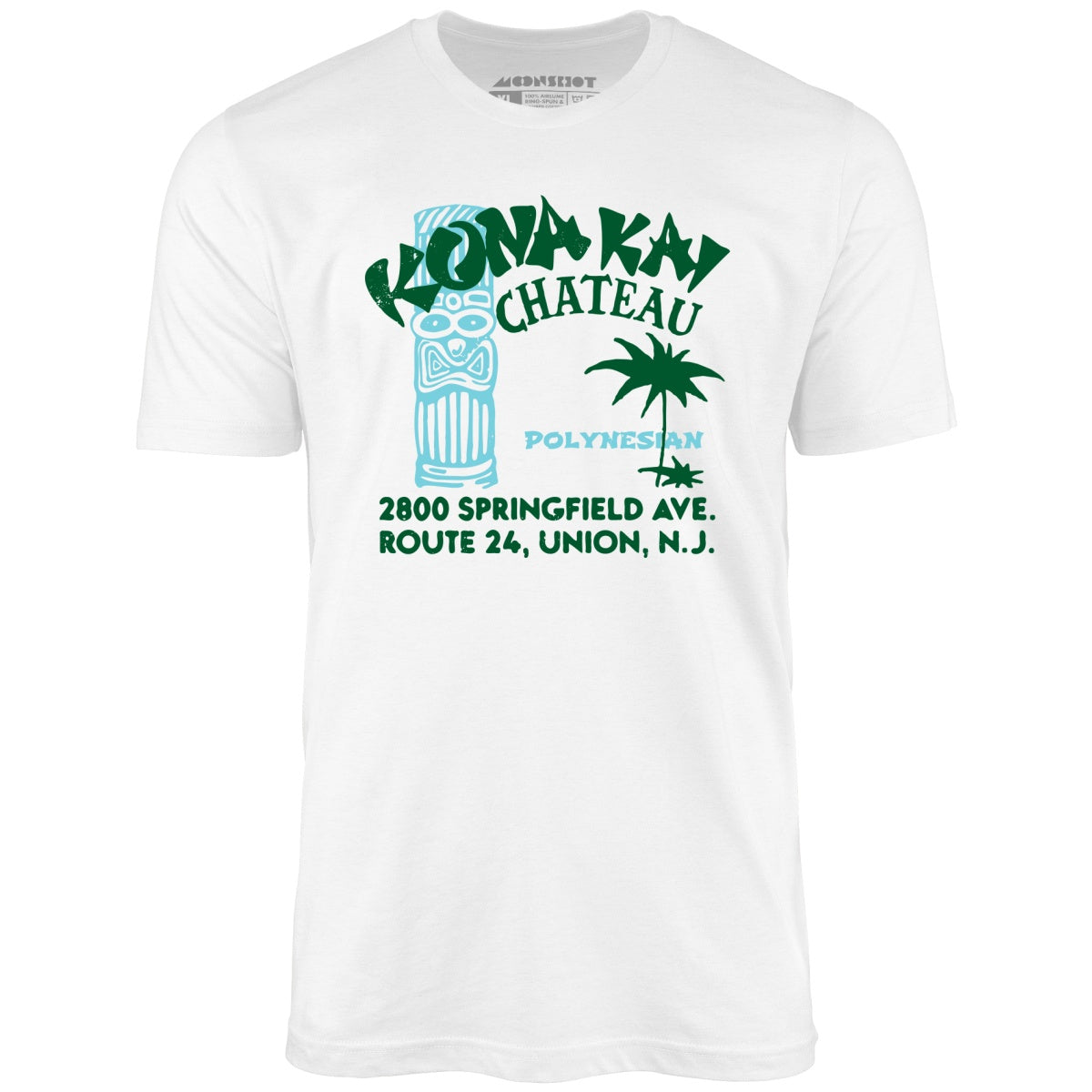Kona Kai Chateau - Union, NJ - Vintage Tiki Bar - Unisex T-Shirt