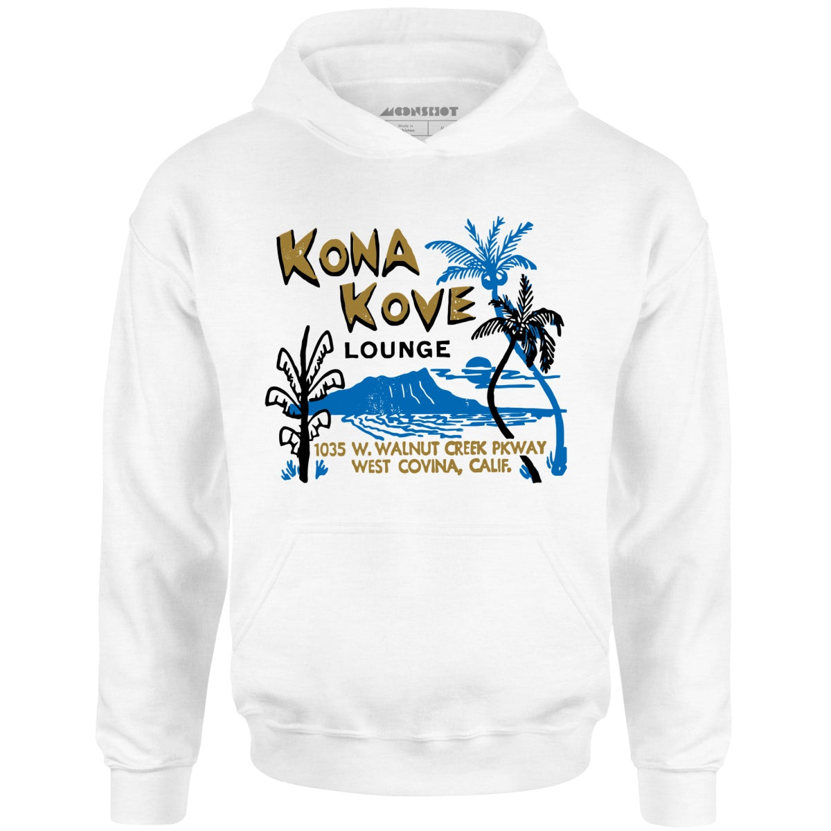 Kona Kove Lounge - West Covina, CA - Vintage Tiki Bar - Unisex Hoodie
