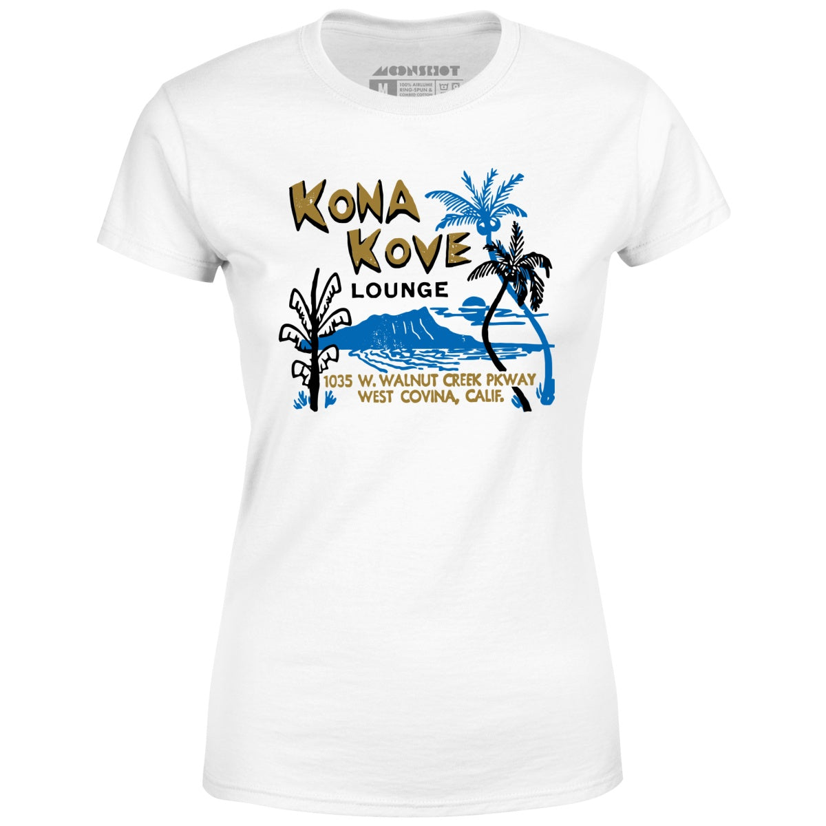 Kona Kove Lounge - West Covina, CA - Vintage Tiki Bar - Women's T-Shirt
