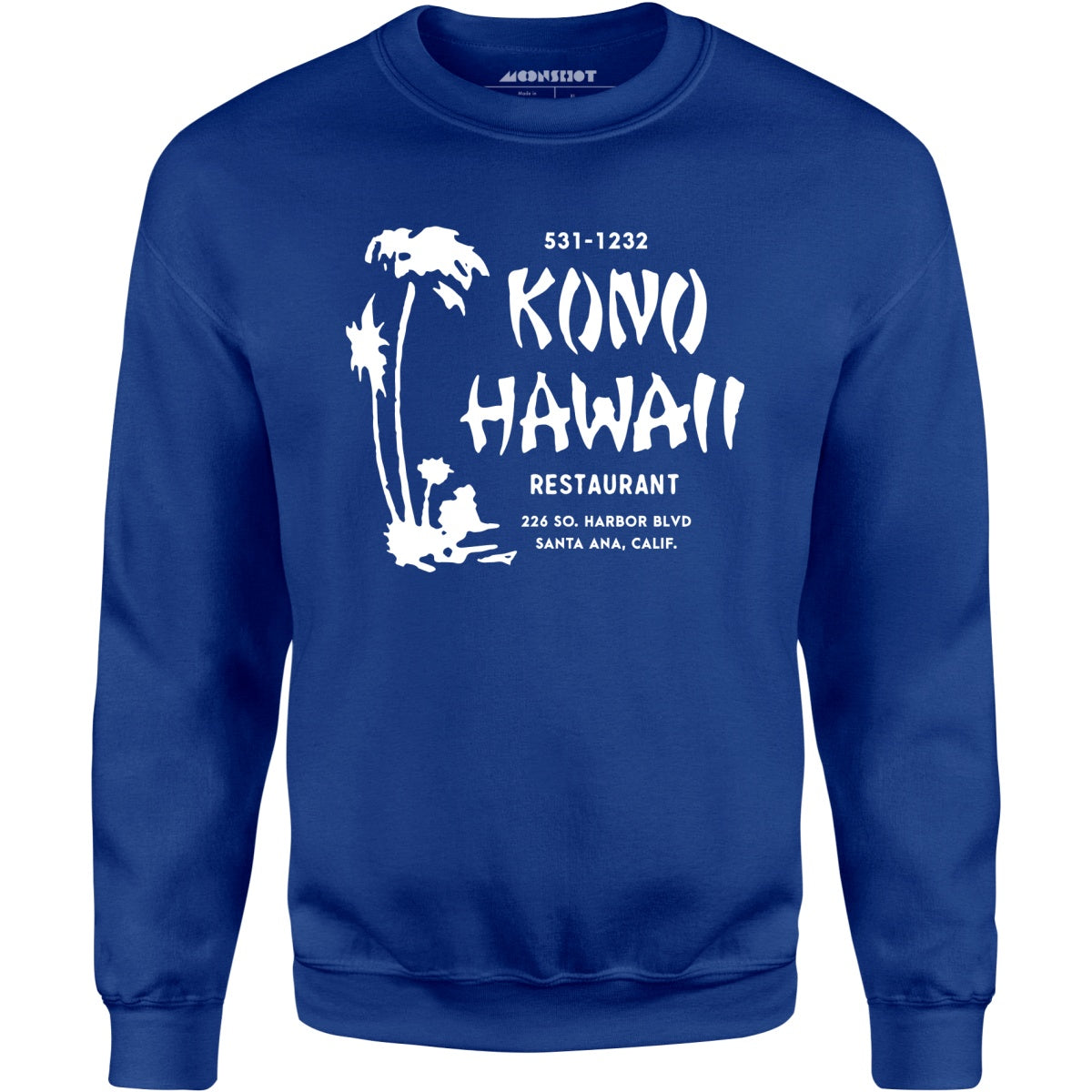 Kono Hawaii - Santa Ana, CA - Vintage Tiki Bar - Unisex Sweatshirt