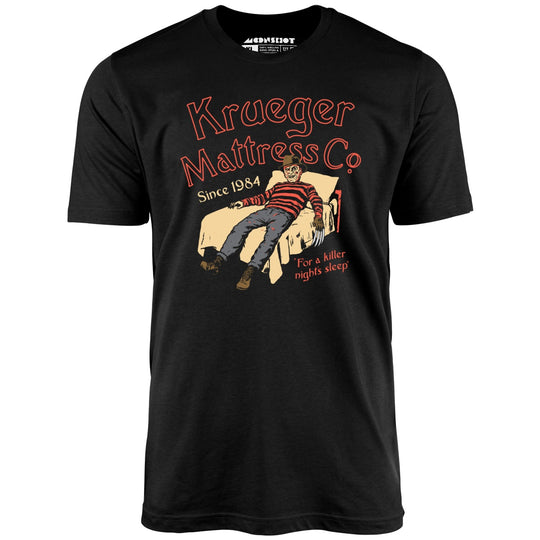 Krueger Mattress Co. - Black - Unisex T-Shirt