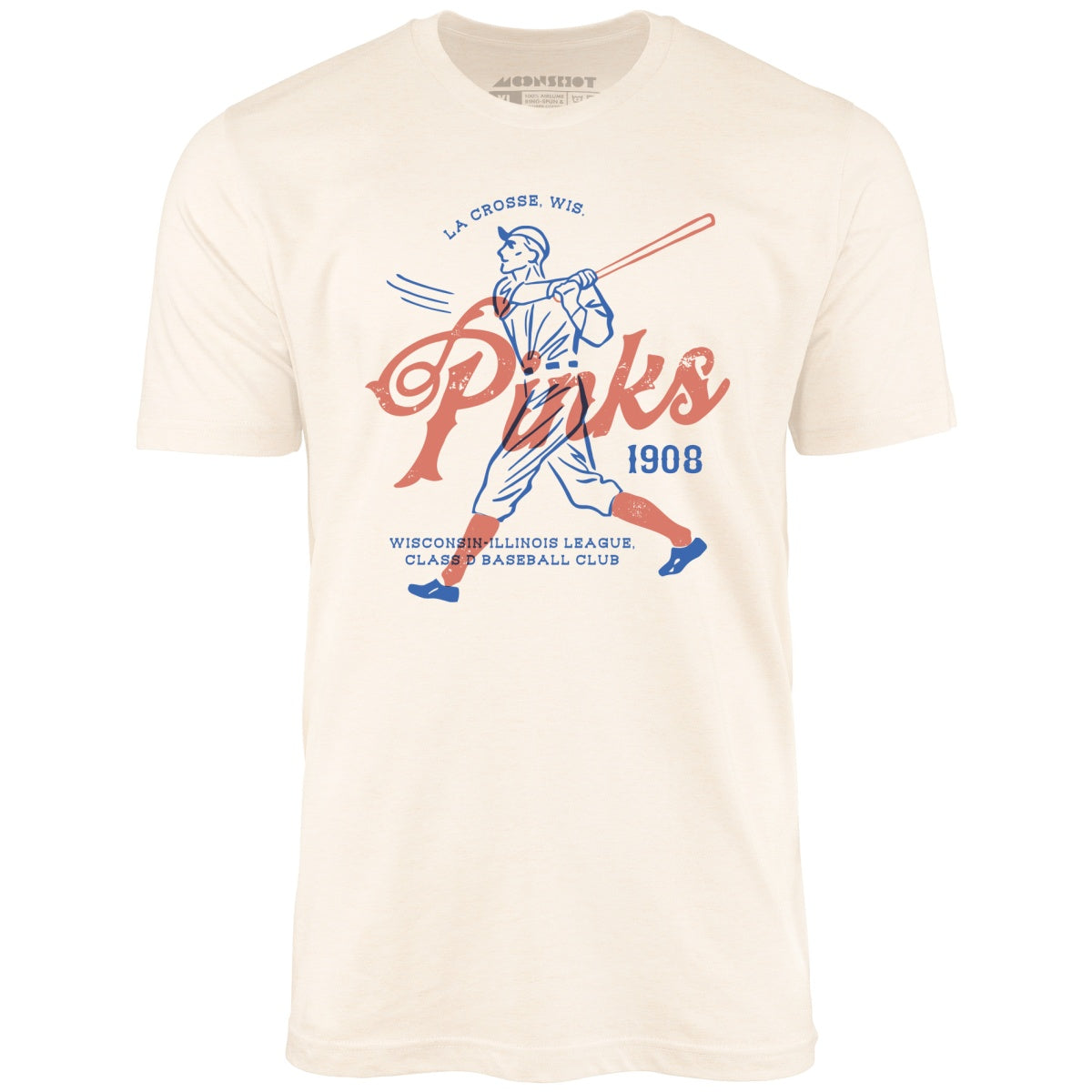 La Crosse Pinks - Wisconsin - Vintage Defunct Baseball Teams - Unisex T-Shirt