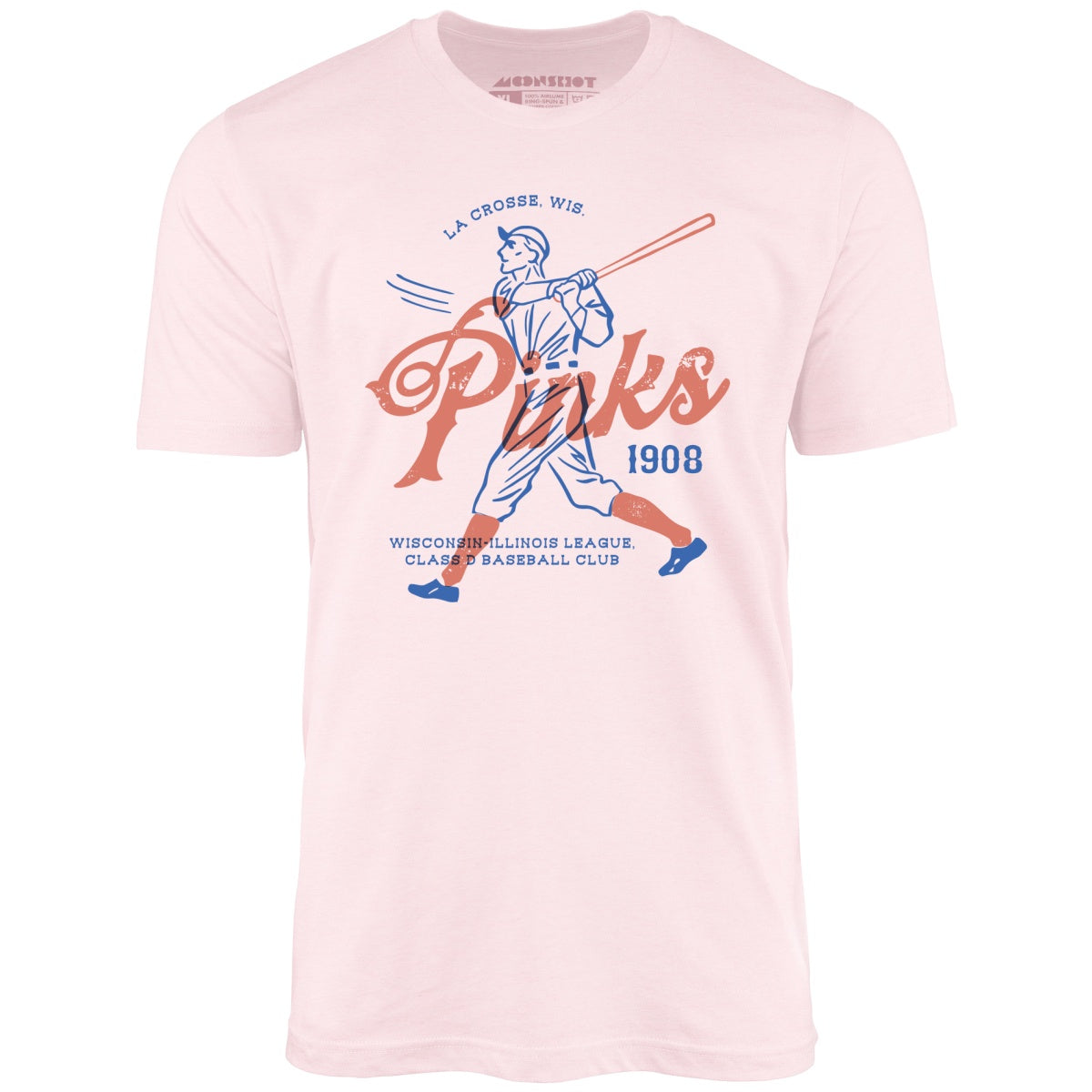 La Crosse Pinks - Wisconsin - Vintage Defunct Baseball Teams - Unisex T-Shirt