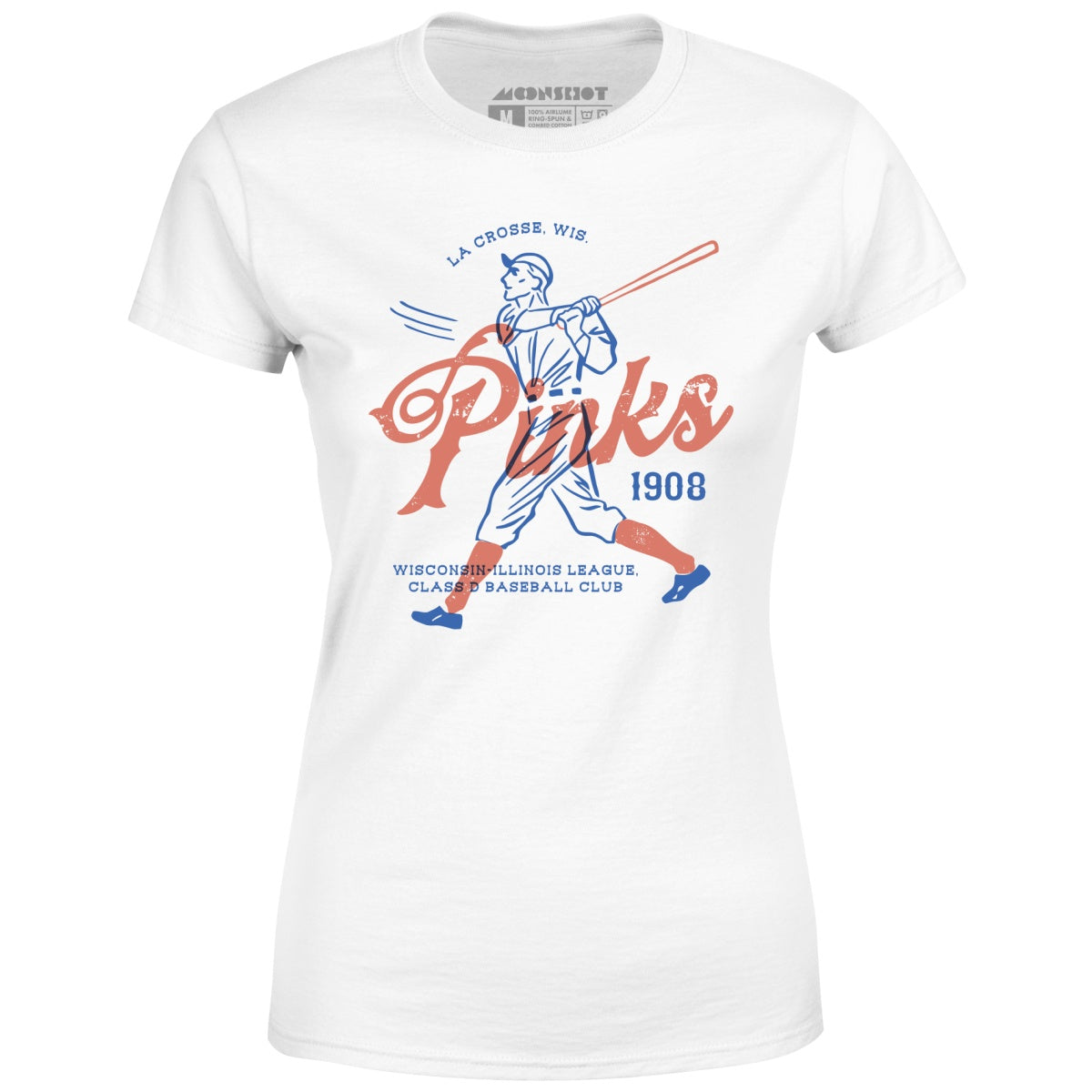 La Crosse Pinks - Wisconsin - Vintage Defunct Baseball Teams - Women's T-Shirt