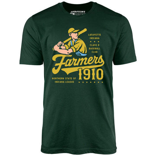 Lafayette Farmers - Indiana - Vintage Defunct Baseball Teams - Forest - Unisex T-Shirt