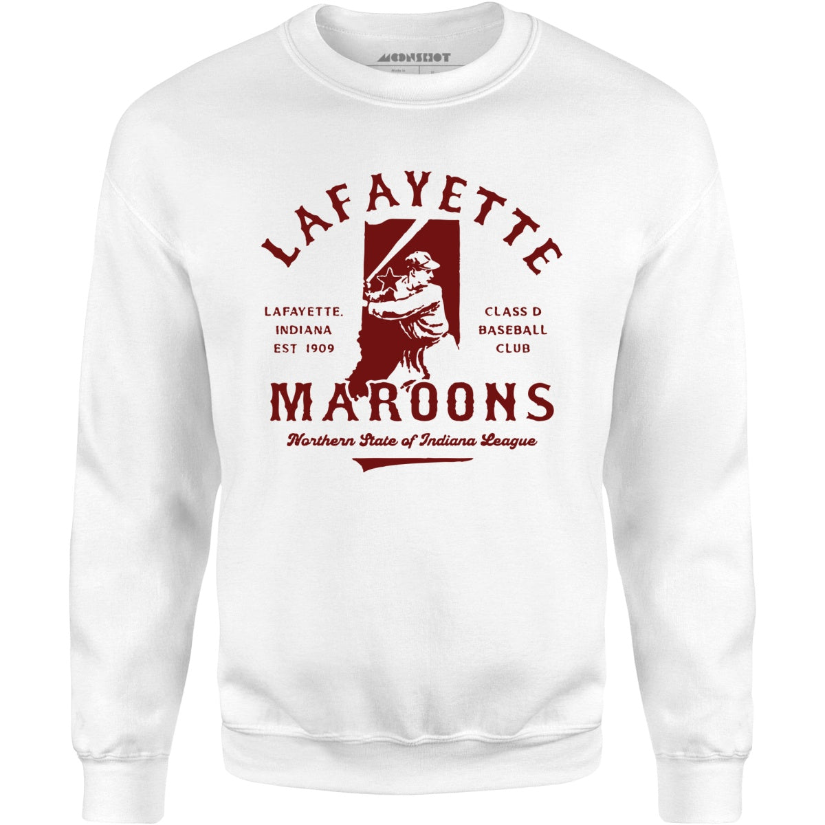 Lafayette Maroons - Indiana - Vintage Defunct Baseball Teams - Unisex Sweatshirt