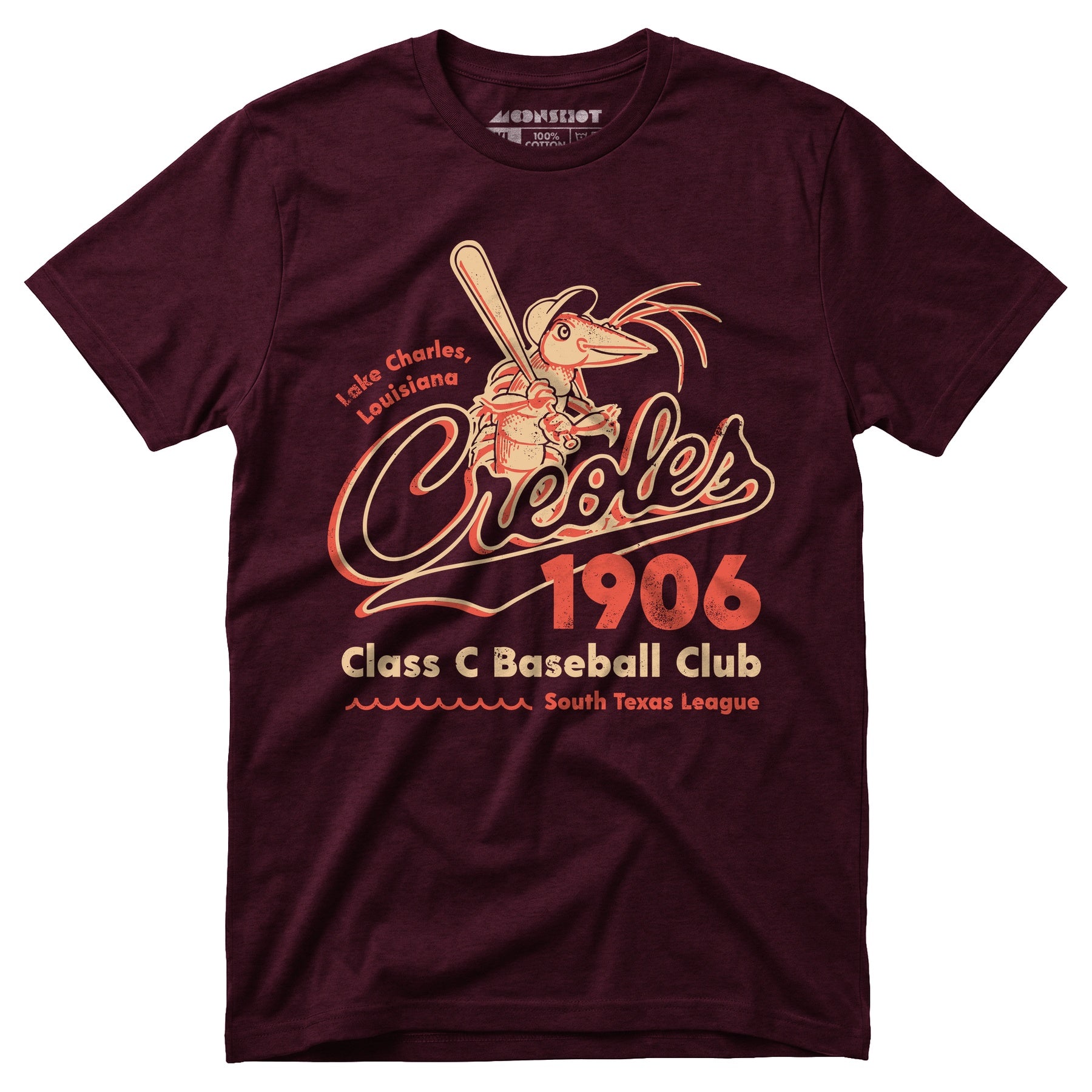 Lake Charles Creoles - Louisiana - Vintage Defunct Baseball Teams - Unisex T-Shirt