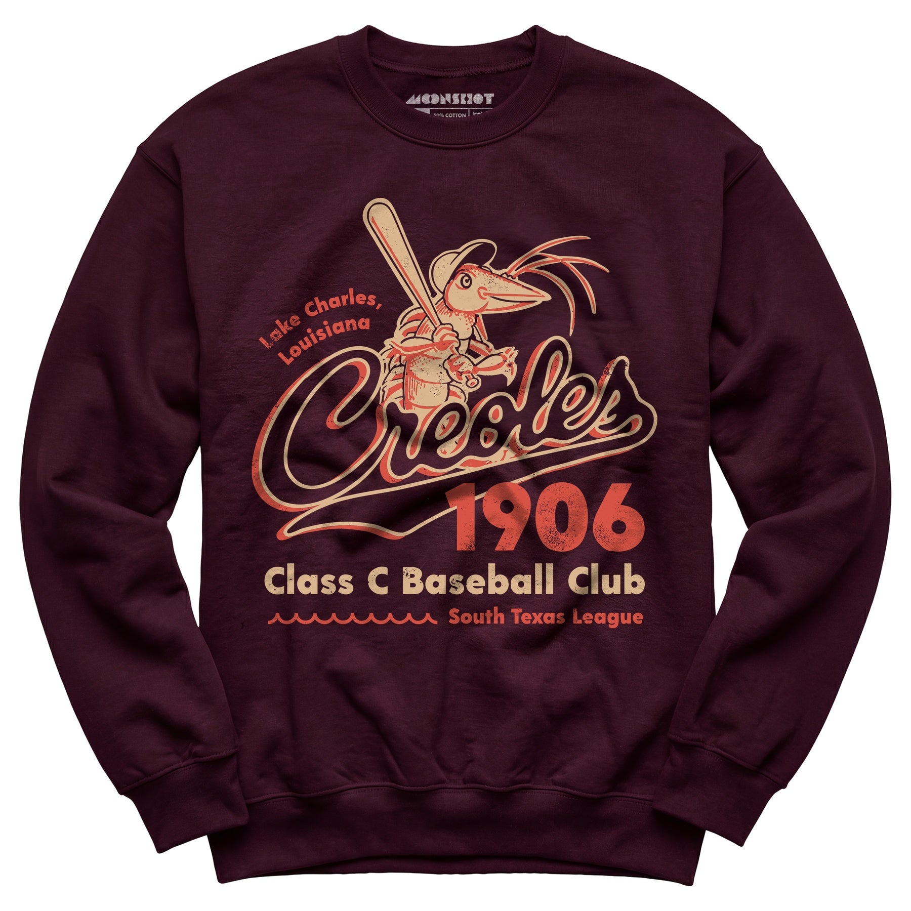 Lake Charles Creoles - Louisiana - Vintage Defunct Baseball Teams - Unisex Sweatshirt