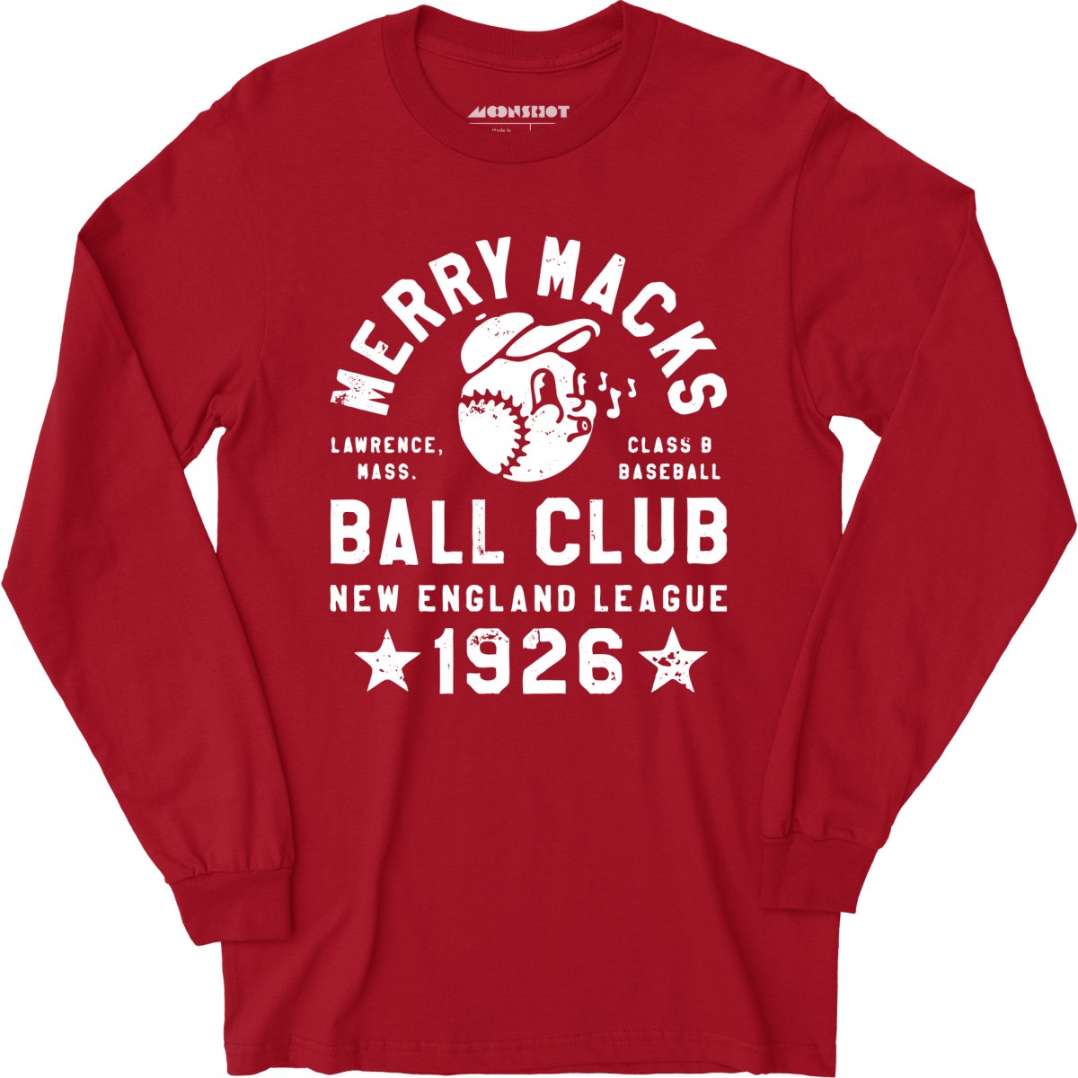 Lawrence Merry Macks - Massachusetts - Vintage Defunct Baseball Teams - Long Sleeve T-Shirt