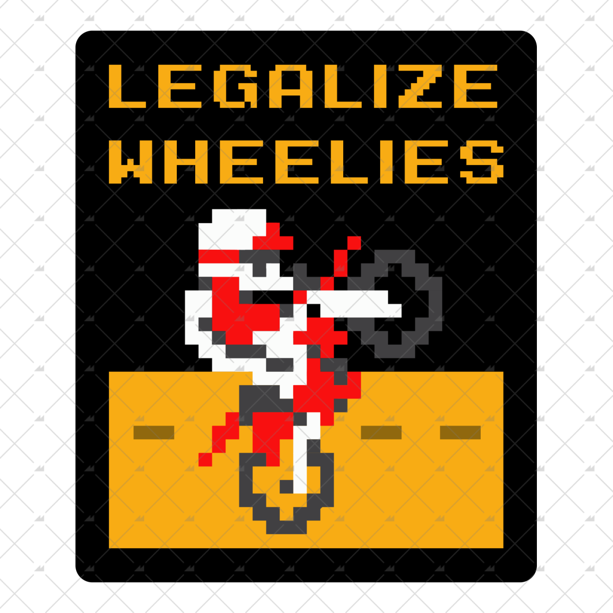 Legalize Wheelies - Sticker