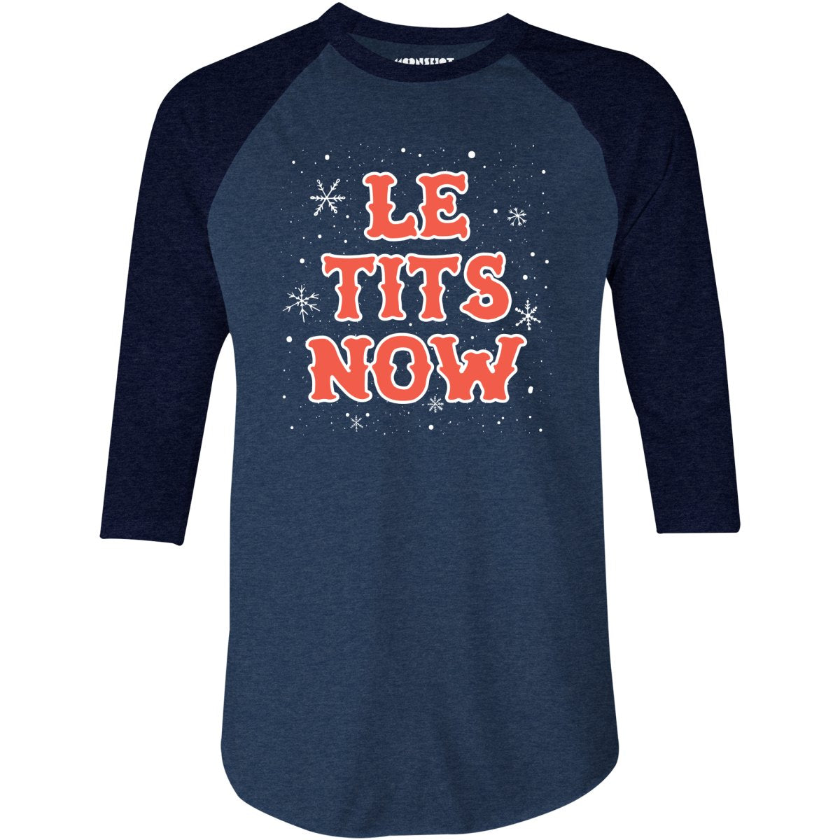 Let it Snow - 3/4 Sleeve Raglan T-Shirt